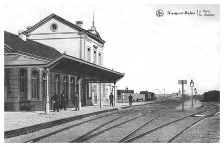 station Nieuwpoort-Bad peronkant